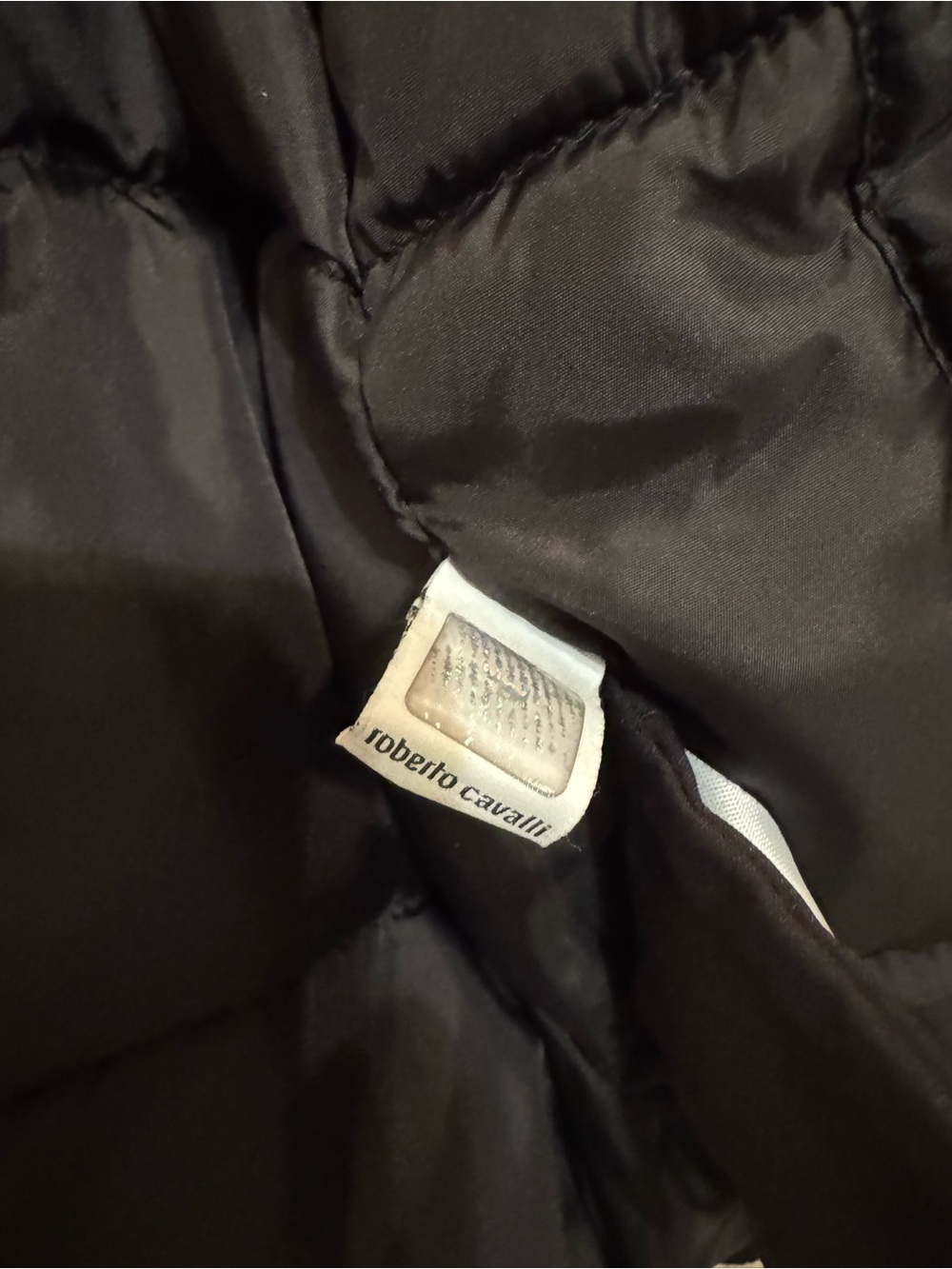 Roberto Cavalli Black Hooded Lightweight Jacket Medium - Picture 11 of 13